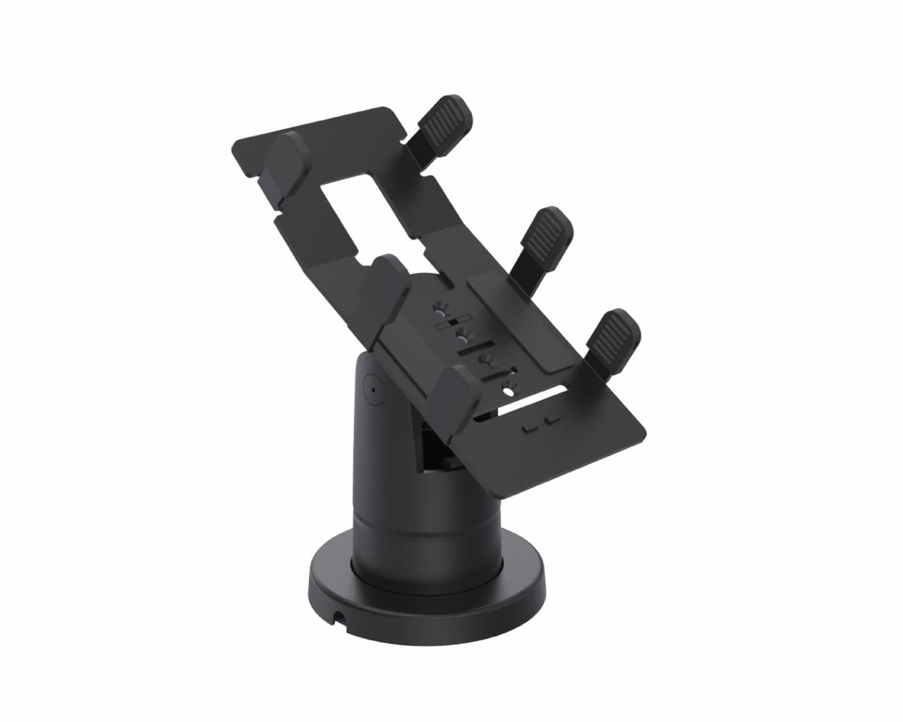 SpacePole Stack with MultiGrip plate for Clover Flex Terminal with dock and sleeve (no handle)