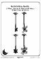 Telescopic ceiling mount for screens up to 43