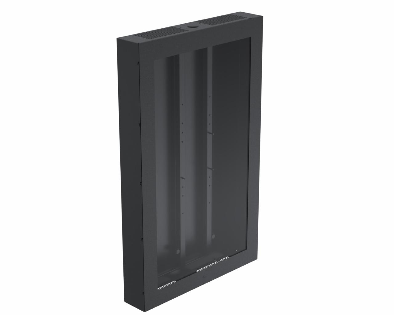 SpacePole Universal Enclosure for 55” displays – Single sided